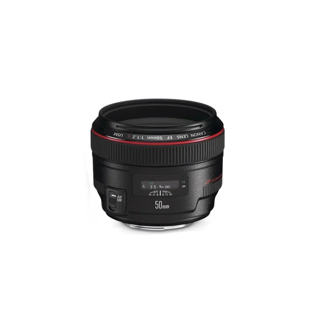Lente canon 50mm f1.2