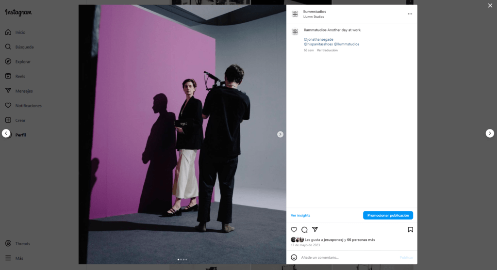 Descargar fotos en instagram paso 1