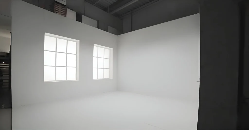 Imagen del estudio fotográfico profesional para shooting y producciones profesionales