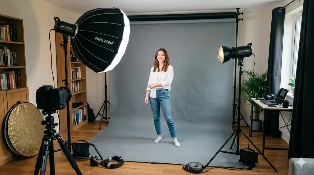 Equipo para Estudio Fotográfico en Casa